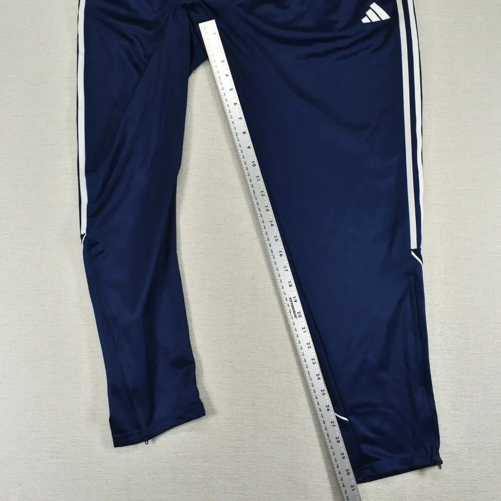 Adidas Mens Tiro League Pants Tapered Zip Bottom Team Navy Blue 2XL Soccer Pant